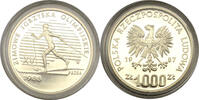 Polen 1000 Zloty Probe Olympiade Skilauf -