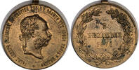 Österreich Tragbare Kriegsmedaille Kaiser Franz Joseph 2 Dezember 1873 -