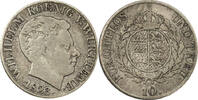 Altdeuschland Württemberg 10 Kreuzer König Wilhelm I -