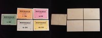 DDR Wertscheine 50 Pfennig - 100 Mark 5 Scheine -