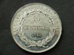 Frankreich 10 Centimes Zinn Probe -