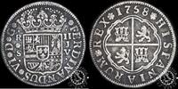 Spain 1 REAL 2 REALES – Fernando VI – SEVILLA JV -
