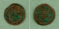 Altdeutschland 1 Heller Sachsen Hildburghausen 1712 s+ seltener -