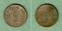 Altdeutschland 1 Groschen Sachsen 1 Neugroschen (10 Pfennige) 1855 F f.ss -