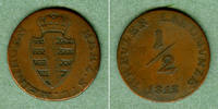 Altdeutschland 1/2 Kreuzer Sachsen Meiningen 1812 s-ss -