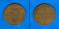 Altdeutschland 1 Pfennig Schwarzburg Sondershausen 1846 A ss+ -