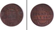 Altdeutschland 1 Pfennig Sachsen Meiningen 1835 s-ss -