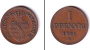 Altdeutschland 1 Pfennig Sachsen Altenburg 1861 B f.vz -
