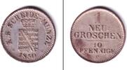 Altdeutschland 1 Groschen Sachsen 1 Neugroschen (10 Pfennige) 1850 F vz -