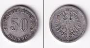 Deutsches Kaiserreich 50 Pfennige DEUTSCHES REICH 50 Pfennig 1876 A (J.7) f.ss -