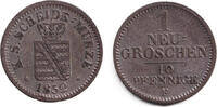 Altdeutschland 1 Groschen Sachsen 1 Neugroschen (10 Pfennige) 1852 F ss-vz -