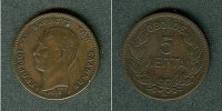 Alle Welt 5 Lepta GRIECHENLAND 1882 ss/ss+ -