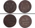 Altdeutschland 3 Kreuzer Lot: Nassau 2x 3 Kreuzer 1825 1845 f.ss -