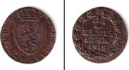 Altdeutschland 1/4 Kreuzer Nassau 1/4 Kreuzer 1819 ss+ -