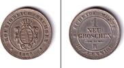 Altdeutschland 1 Groschen Sachsen 1 Neugroschen (10 Pfennige) 1865 B vz-st -