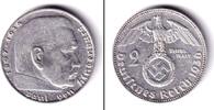 Drittes Reich 2 Reichsmark DEUTSCHES REICH 1936 J (J.366) ss+ selten! -