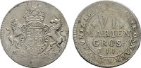 OSNABRÜCK 6 Mariengroschen (1/6 Taler) Ernst August II. von York, 1716-1728. -
