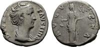 RÖMISCHE KAISERZEIT AR-Denar Antoninus I. Pius, 138-161 für Diva Faustina mater. -