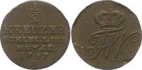 Brandenburg-Preußen 1/2 Kreuzer 1797 B Friedrich Wilhelm II. 1786-1797. ... 100.41 元 含税 ＋  50.20 元 运费