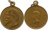 Frankreich Bronzemedaille Napoleon III. 1852-1870. -