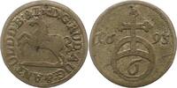 Braunschweig-Wolfenbüttel 6 Pfennig Rudolf August und Anton Ulrich 1685-1704. -
