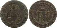 Westfalen, Königreich 20 Centimes Hieronymus Napoleon 1807-1813. -