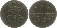 Brandenburg-Preußen Pfennig 1796 A Friedrich Wilhelm II. 1786-1797. Sehr... 100.41 元 含税 ＋  50.20 元 运费