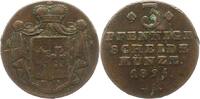 Waldeck 3 Pfennig Georg Heinrich 1813-1845. -