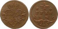 Würzburg-Bistum 1/2 Pfennig Franz Ludwig von Erthal 1779-1795. -