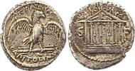 Republik Denar Petillius Capitolinus 43 v. Chr.. -