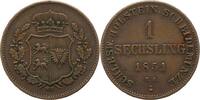 Schleswig-Holstein-Königliche Linie Sechsling Unter Statthalterschaft 1848-1851. -