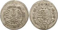 Schlesien-Württemberg/Öls Gröschel zu 3 Pfennig 1 Sylvius Friedrich 1664-1697. -