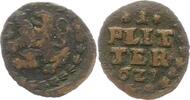 Braunschweig-Wolfenbüttel 1 Flitter Kippermünzen im Gebiet Friedrich Ulrichs. -