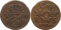 Schweden 1/6 Öre 1 Karl XII. 1697-1718. -