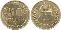 Ungarn 50 Filler Admiral Miklos Horty 1920-1944. -