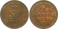 Sachsen-Weimar-Eisenach 2 Pfennig Carl Alexander 1853-1901. -