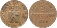 Sachsen-Meiningen 2 Pfennig Georg II. 1866-1914. -