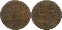 Sachsen-Meiningen 1/2 Kreuzer Bernhard Erich Freund 1803-1866. -
