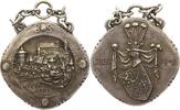 Nürnberg-Stadt Silbermedaille Rechenpfennige. -