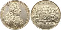Braunschweig-Wolfenbüttel Silbermedaille August Wilhelm 1714-1731. -