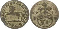 Braunschweig-Wolfenbüttel 6 Pfennig Karl I. 1735-1780. -