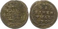 Sachsen-Albertinische Linie 1/48 Taler Friedrich August I. 1694-1733. -