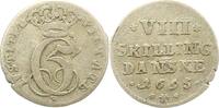 Dänemark 8 Schilling Christian V. 1670-1699. -