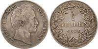 Bayern 1/2 Gulden Ludwig I. 1825-1848. -