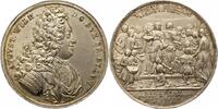 Braunschweig-Wolfenbüttel Silbermedaille August Wilhelm 1714-1731. -