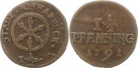 Osnabrück-Stadt 1 1/2 Pfennig -