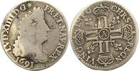 Frankreich 1/12 Ecu Ludwig XIV. 1643-1715. -