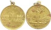Nürnberg-Stadt Vergoldete Bronzemedaille Rechenpfennige. -