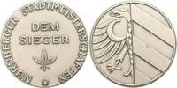 Nürnberg-Stadt Versilberte Bronzemedaille Rechenpfennige. -