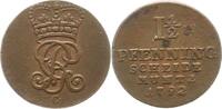 Braunschweig-Calenberg-Hannover 1 1/2 Pfennig Georg III. 1760-1820. -